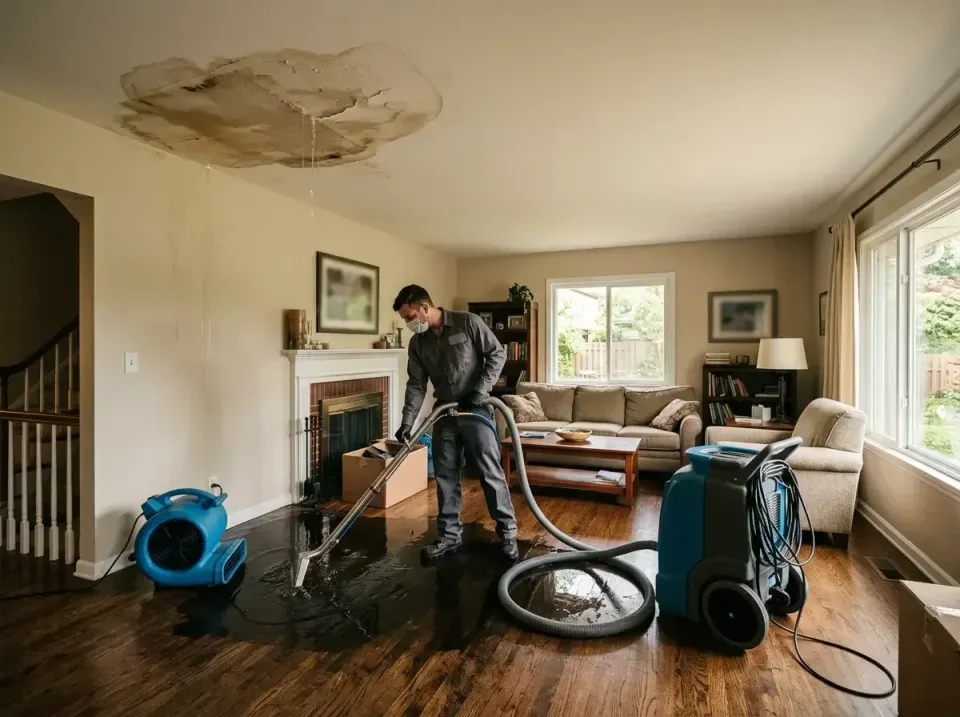 attic-pipe-burst-ceiling-drip-008 — frequently asked questions, Water Damage Restoration & Carpet Care in Phenix City, AL